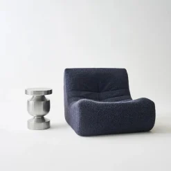 Beistelltisch, Nachttisch aus Edelstahl Ø30,5 x H43,5cm