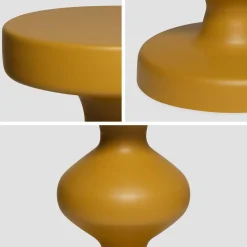 Beistelltisch, Sofaende, Nachttisch aus Metall, Ø 29,5 x H 48,5 cm