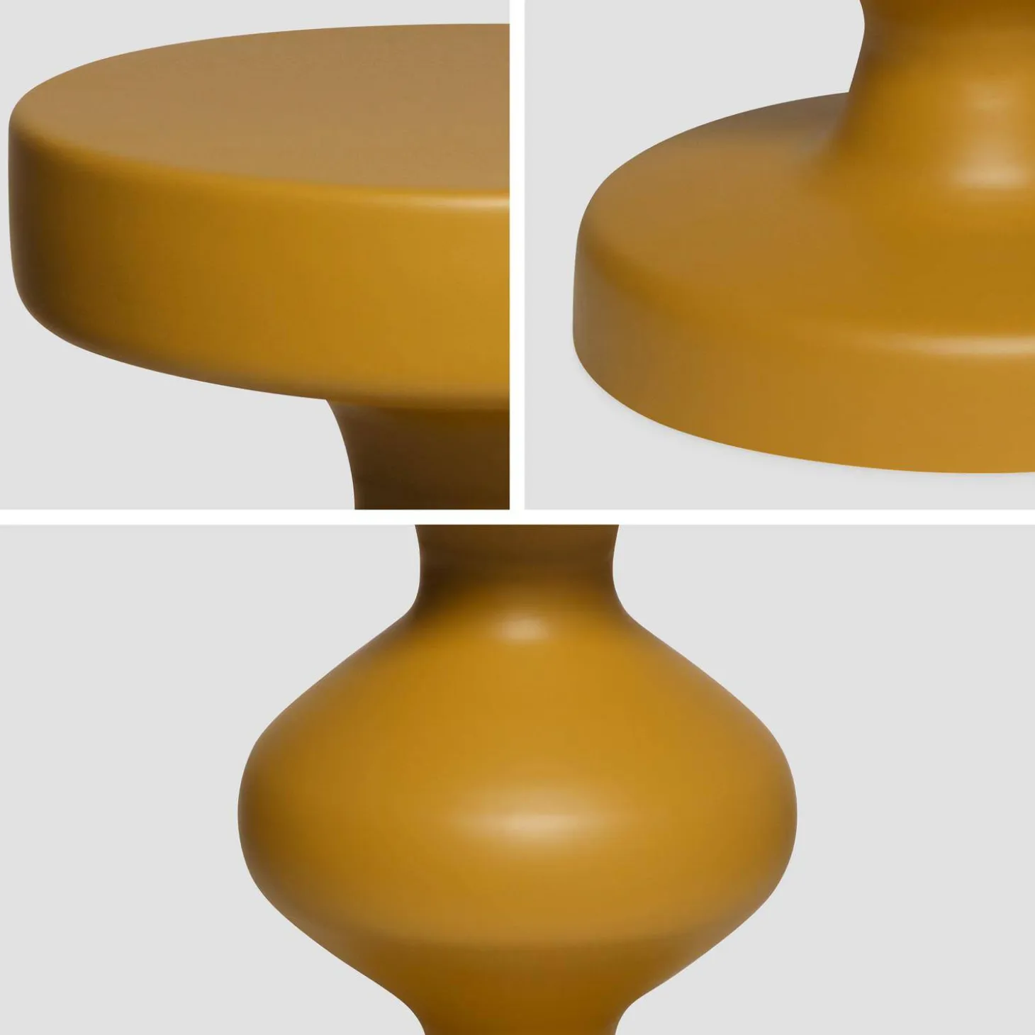Beistelltisch, Sofaende, Nachttisch aus Metall, Ø 29,5 x H 48,5 cm
