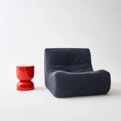 Beistelltisch, Sofatisch, Nachttisch Metall mit Glanzeffekt Ø32 x H 42 cm
