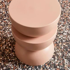 Beistelltisch, Sofatisch, Nachttisch Metall Ø32 x H46,5cm