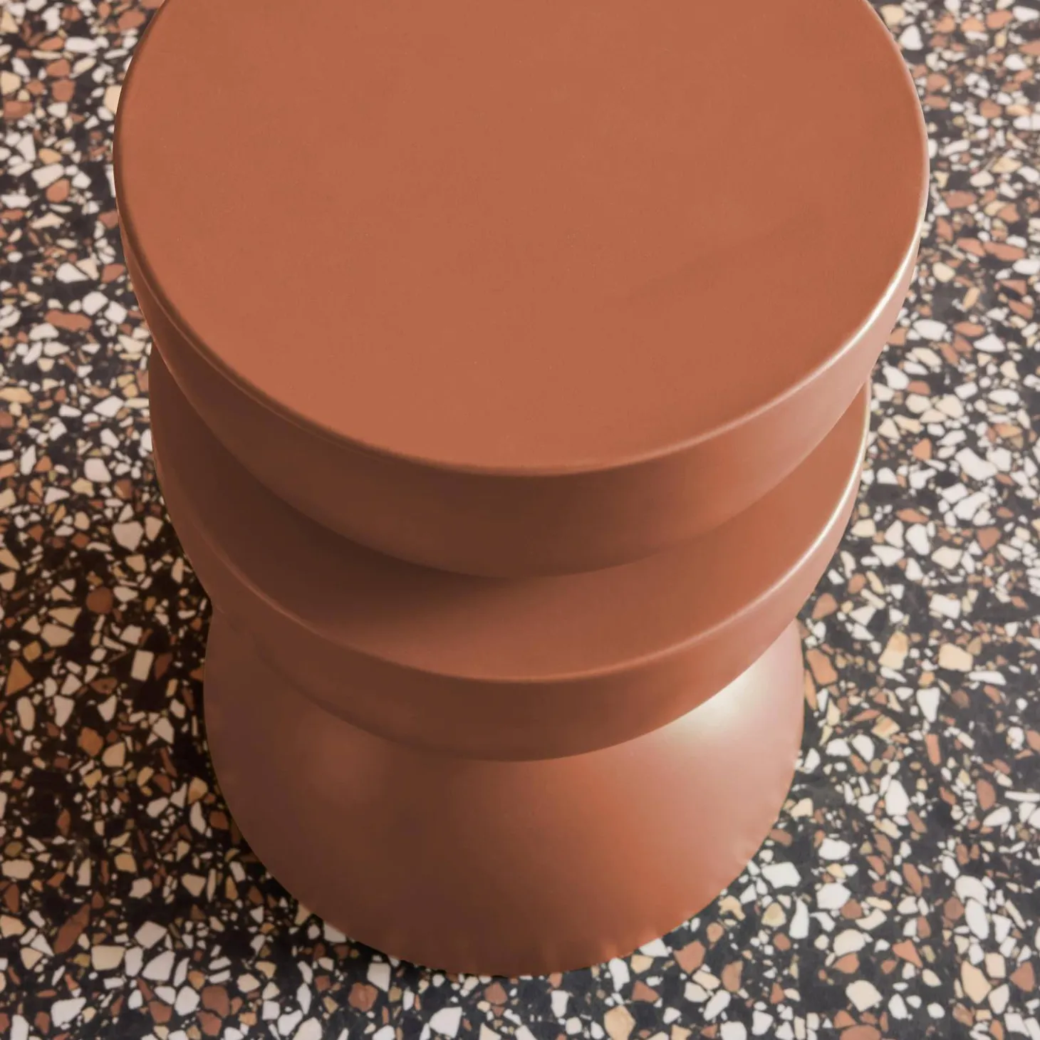 Beistelltisch, Sofatisch, Nachttisch Metall Ø32 x H46,5cm