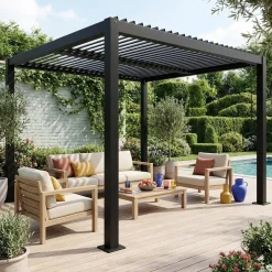 Bioklimatische Pergola mit Lamellendach Palace 3x3m
