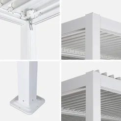 Bioklimatische Pergola mit Lamellendach Palace 3x3m