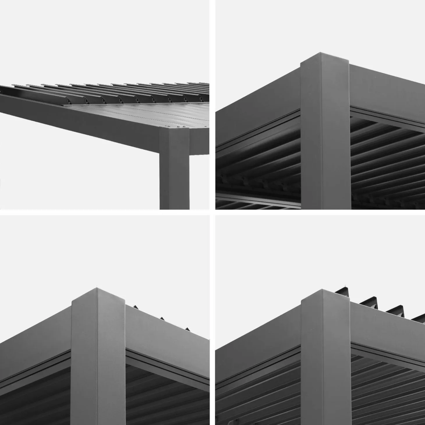 Bioklimatische Pergola mit Lamellendach Palace 3x4m