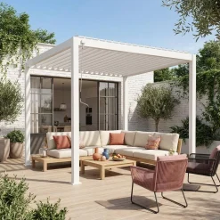 Bioklimatische Pergola mit Lamellendach Triomphe 3x3m V2