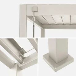 Bioklimatische Pergola mit Lamellendach Triomphe 3x3m V2