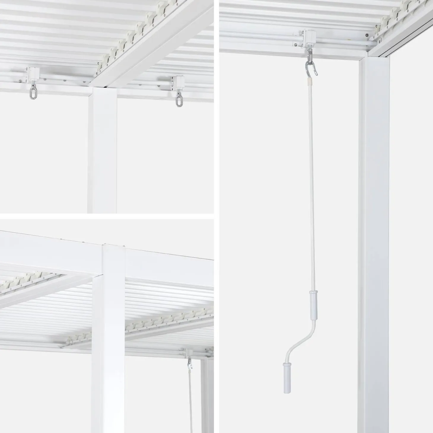 Bioklimatische Pergola Palace mit Lamellendach 3x6m