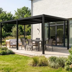 Bioklimatische Pergola Palace mit Lamellendach 3x6m