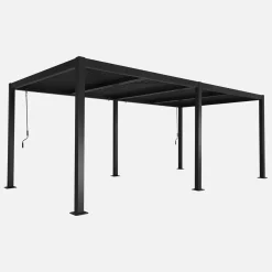 Bioklimatische Pergola Palace mit Lamellendach 3x6m