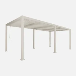 Bioklimatische Pergola Palace mit Lamellendach 3x6m