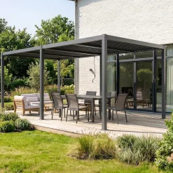 Bioklimatische Pergola Palace mit Lamellendach 3x6m
