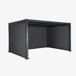 Bioklimatische Pergola Palace 3x4m + 2 Markisen 3m + 1 Markise 4m