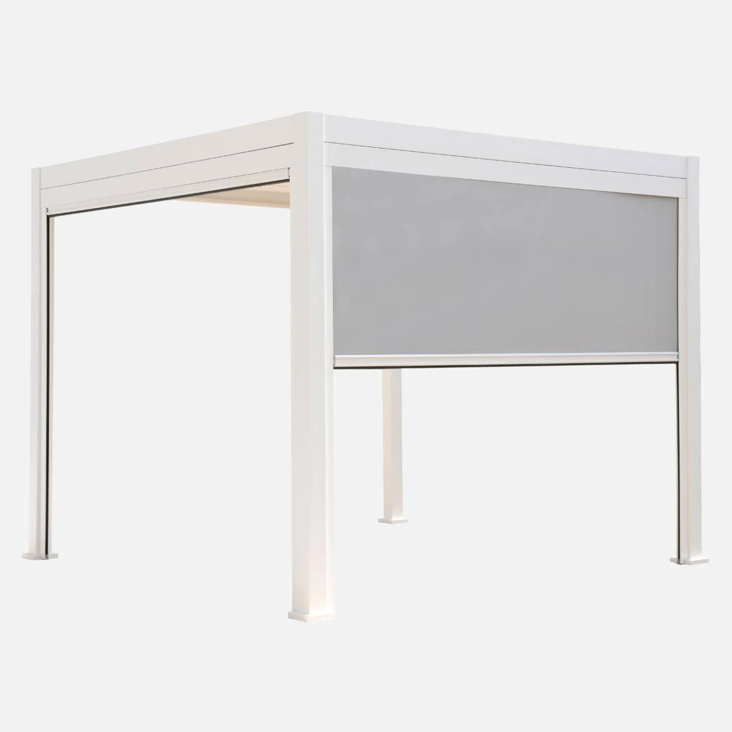 Bioklimatische Pergola Triomphe 3x3m V2 mit 2 Markisen 3 m