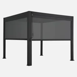 Bioklimatische Pergola Triomphe 3x3m V2 mit 2 Markisen 3 m