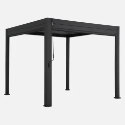 Bioklimatische Pergola Triomphe 3x3m V2 mit 2 Markisen 3 m