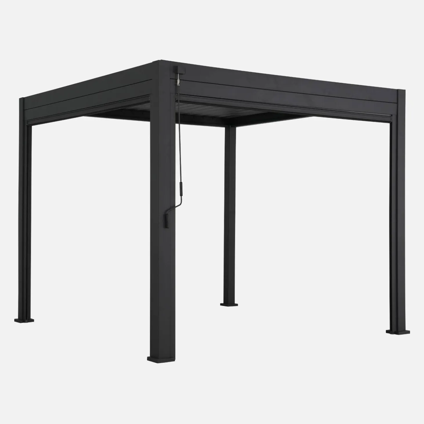 Bioklimatische Pergola Triomphe 3x3m V2 mit 2 Markisen 3 m