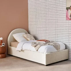 Boxbett mit Lattenrost und Kopfteil, 90 x 190cm