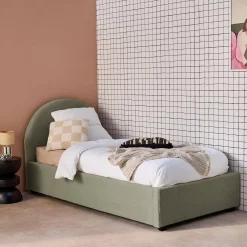 Boxbett mit Lattenrost und Kopfteil, 90 x 190cm