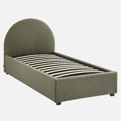 Boxbett mit Lattenrost und Kopfteil, 90 x 190cm