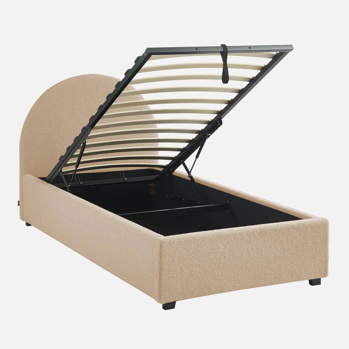 Boxbett mit Lattenrost und Kopfteil, 90 x 190cm