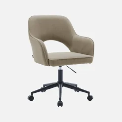 Bürostuhl mit Rollen und Cordbezug