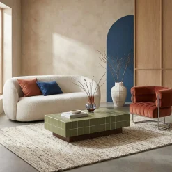 Couchtisch mit Zementfliesenoptik