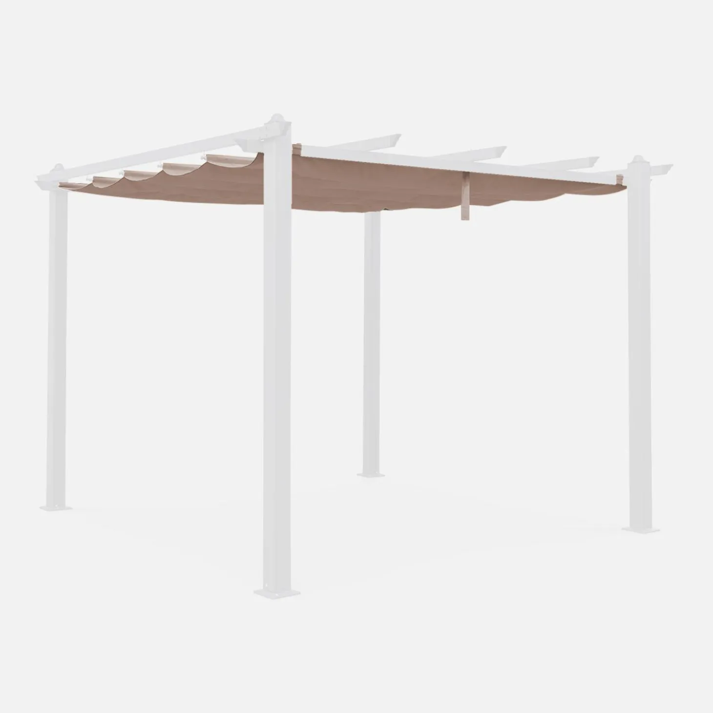 Dachplane für Pergola 3x3m - Condate