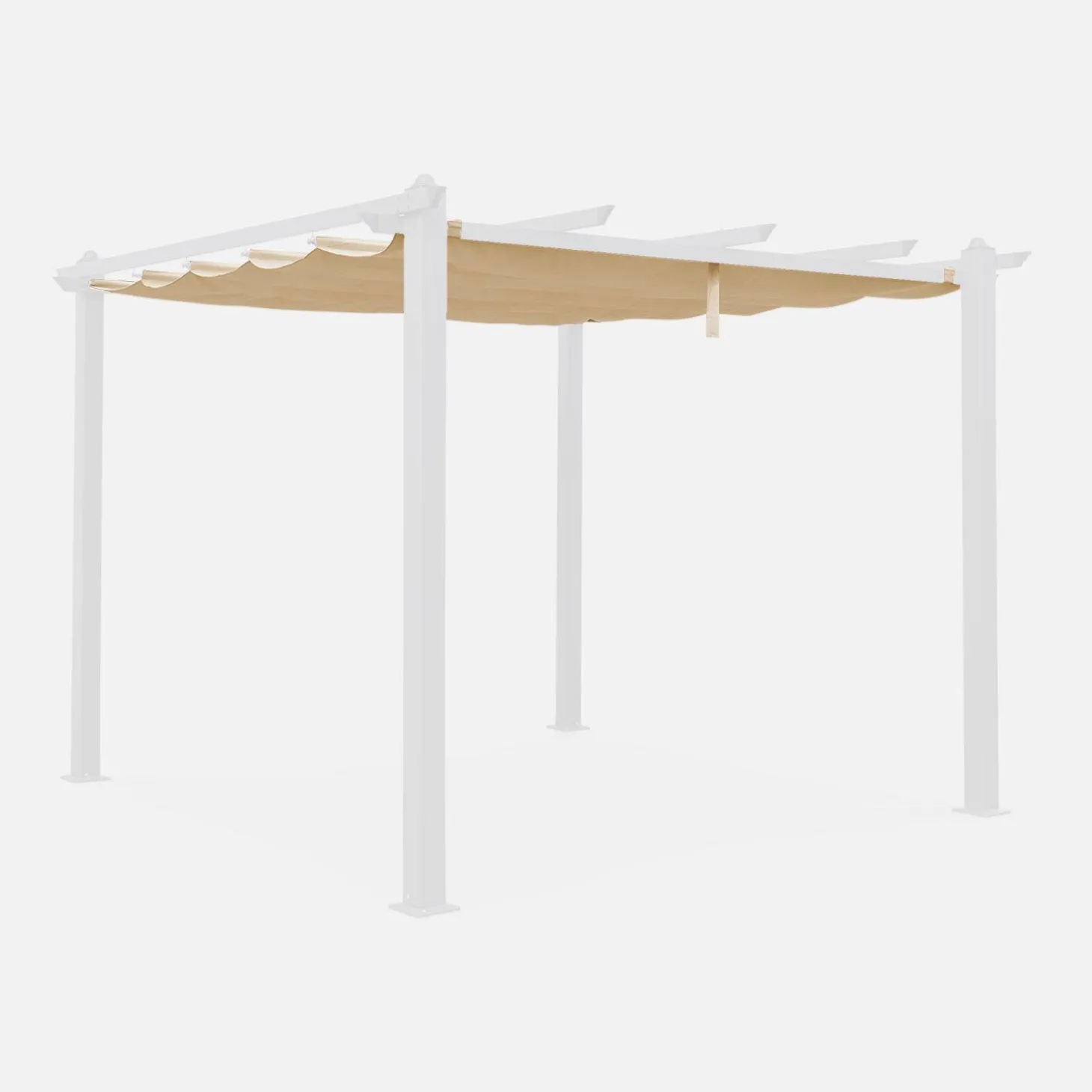 Dachplane für Pergola 3x3m - Condate