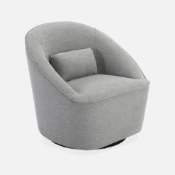 Drehsessel 360 mit Kissen, Stoffbezug LANA