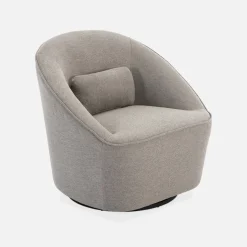Drehsessel 360 mit Kissen, Stoffbezug LANA