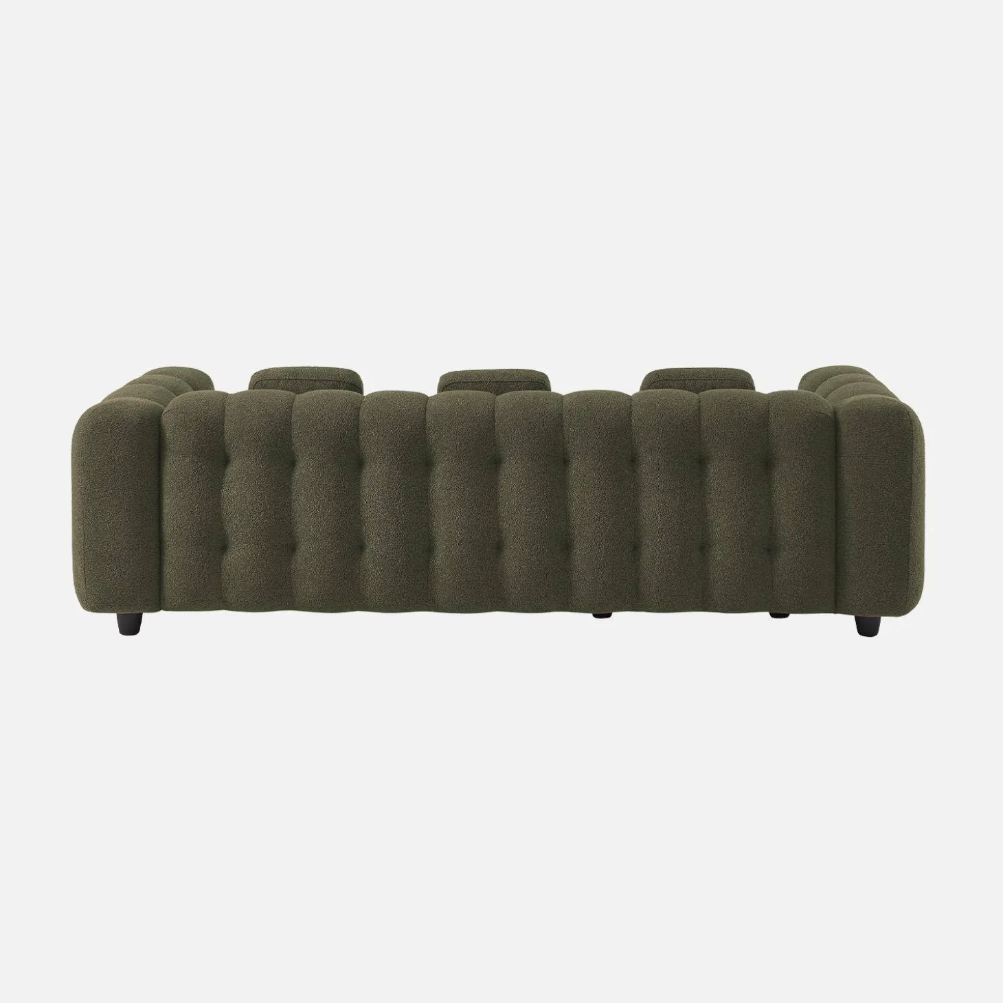 Ecksofa, wendbar, mit strukturiertem Bouclé-Bezug