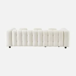 Ecksofa, wendbar, mit strukturiertem Bouclé-Bezug
