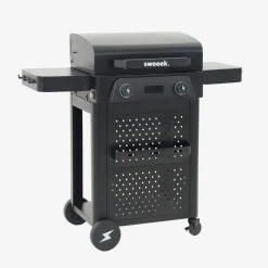 Elektrischer Grill aus emailliertem Stahl, 2 Brenner, 2300 W