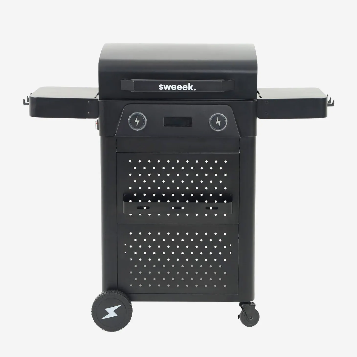 Elektrischer Grill aus emailliertem Stahl, 2 Brenner, 2300 W