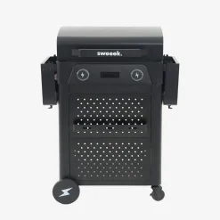 Elektrischer Grill aus emailliertem Stahl, 2 Brenner, 2300 W