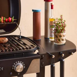 Elektrischer Grill mit 2 Brennern, emaillierter Stahl 2300 W
