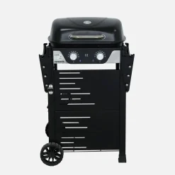 Elektrischer Grill mit 2 Brennern, emaillierter Stahl 2300 W