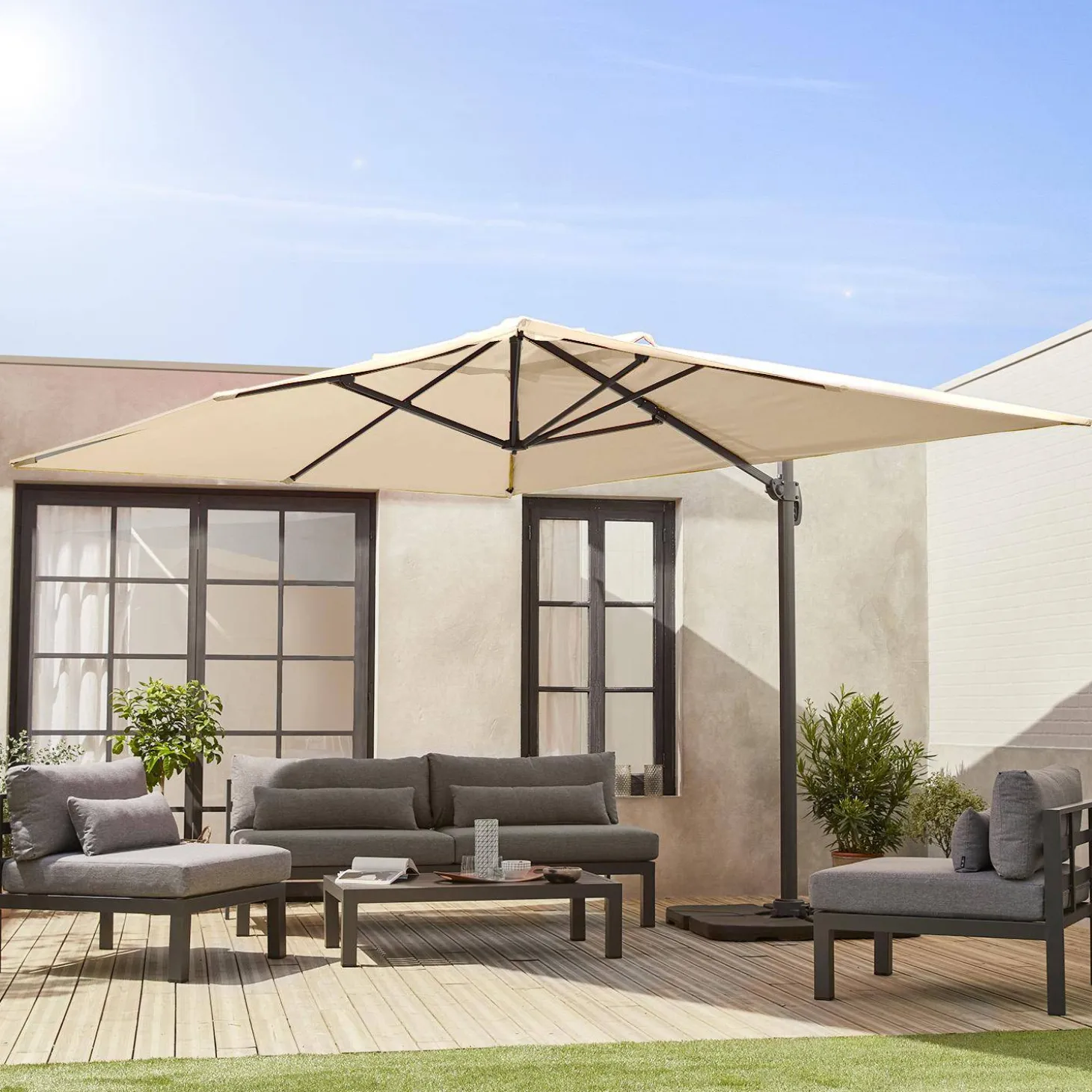 Ersatzbespannung für den Sonnenschirm St Jean de Luz 3x4m