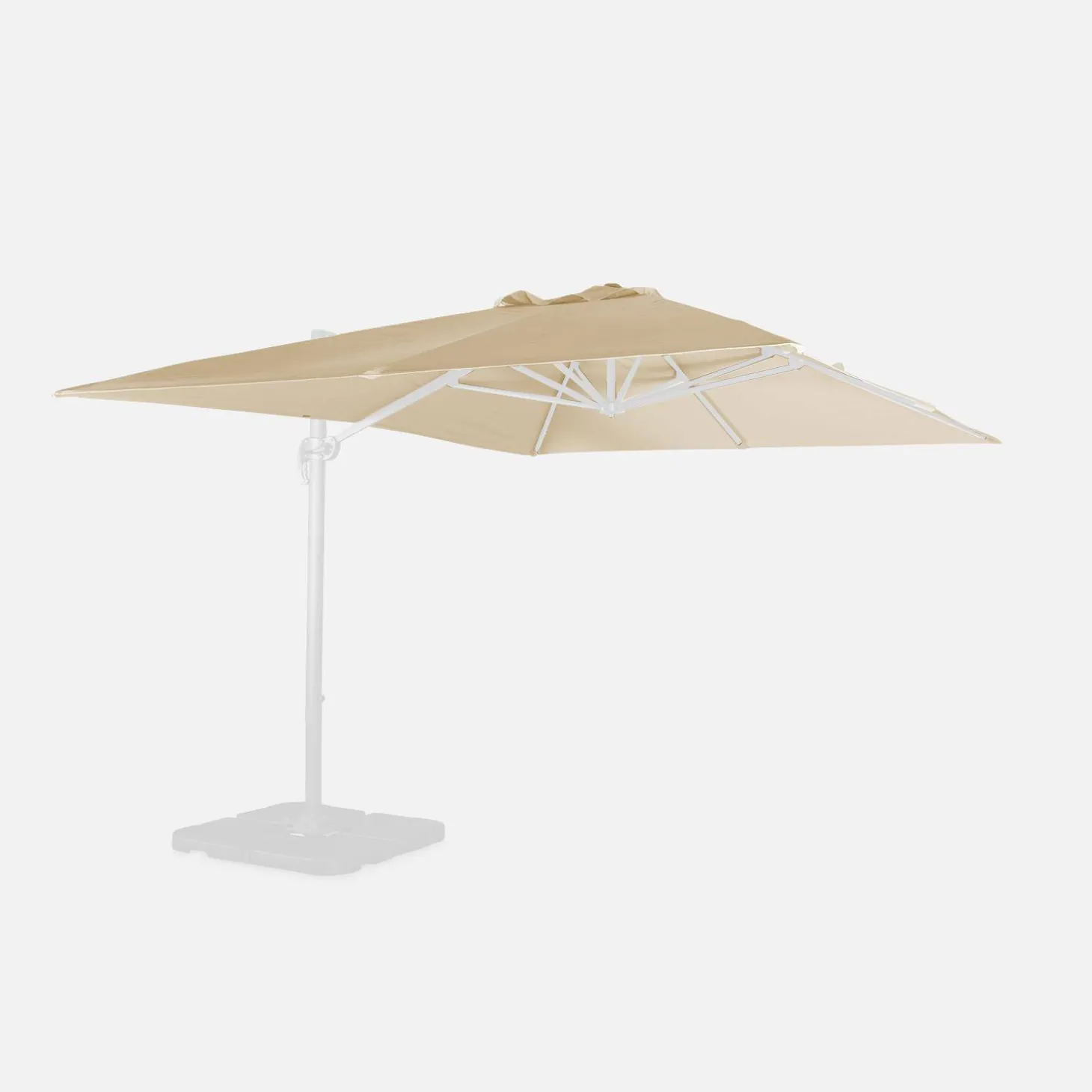 Ersatzbespannung für Sonnenschirme Wimereux 3x4m