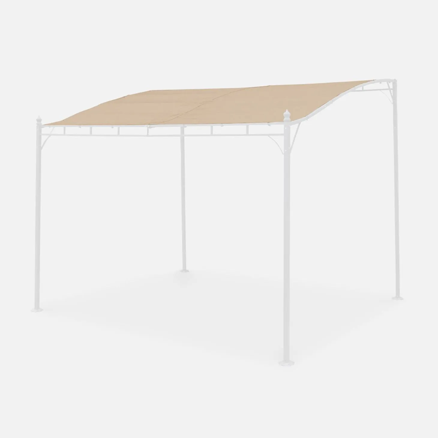 Ersatzplane für Pergola BRESTUM 3x2,5m