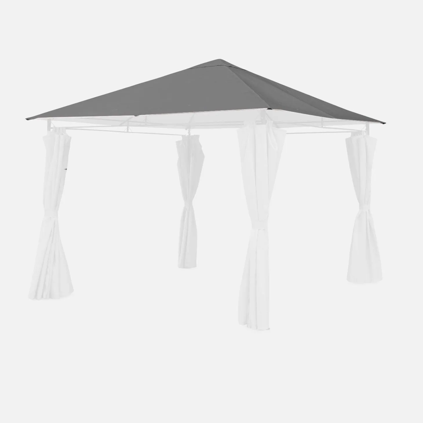 Ersatzplane für Pergola Elusa 3x3m