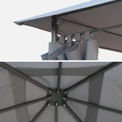 Ersatzplane für Pergola Elusa 3x3m
