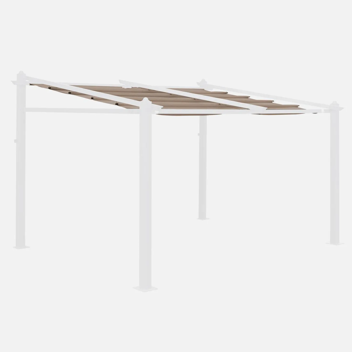 Ersatzplane Leinwand für Pergola Murum 3x4m