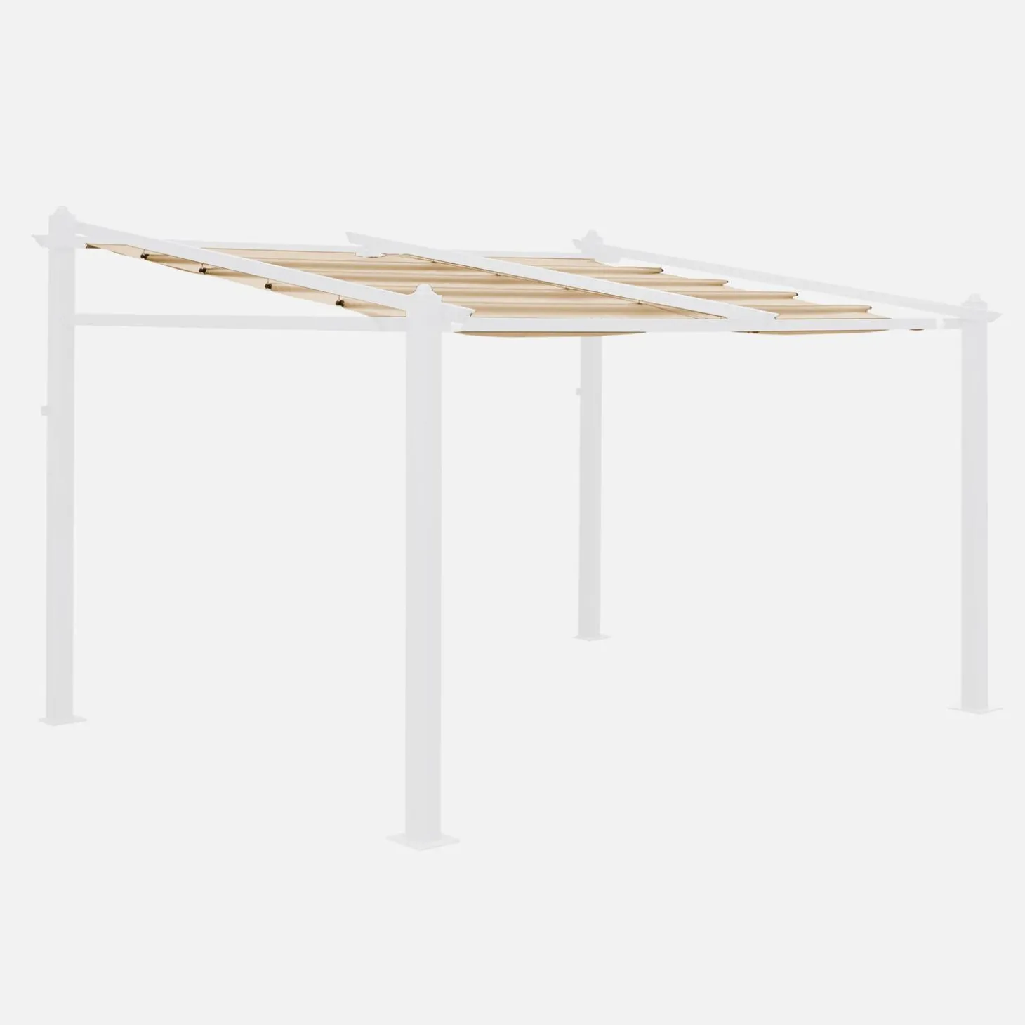 Ersatzplane Leinwand für Pergola Murum 3x4m