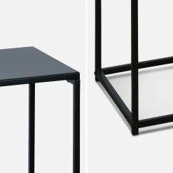 2er Set Beistelltische aus Metall
