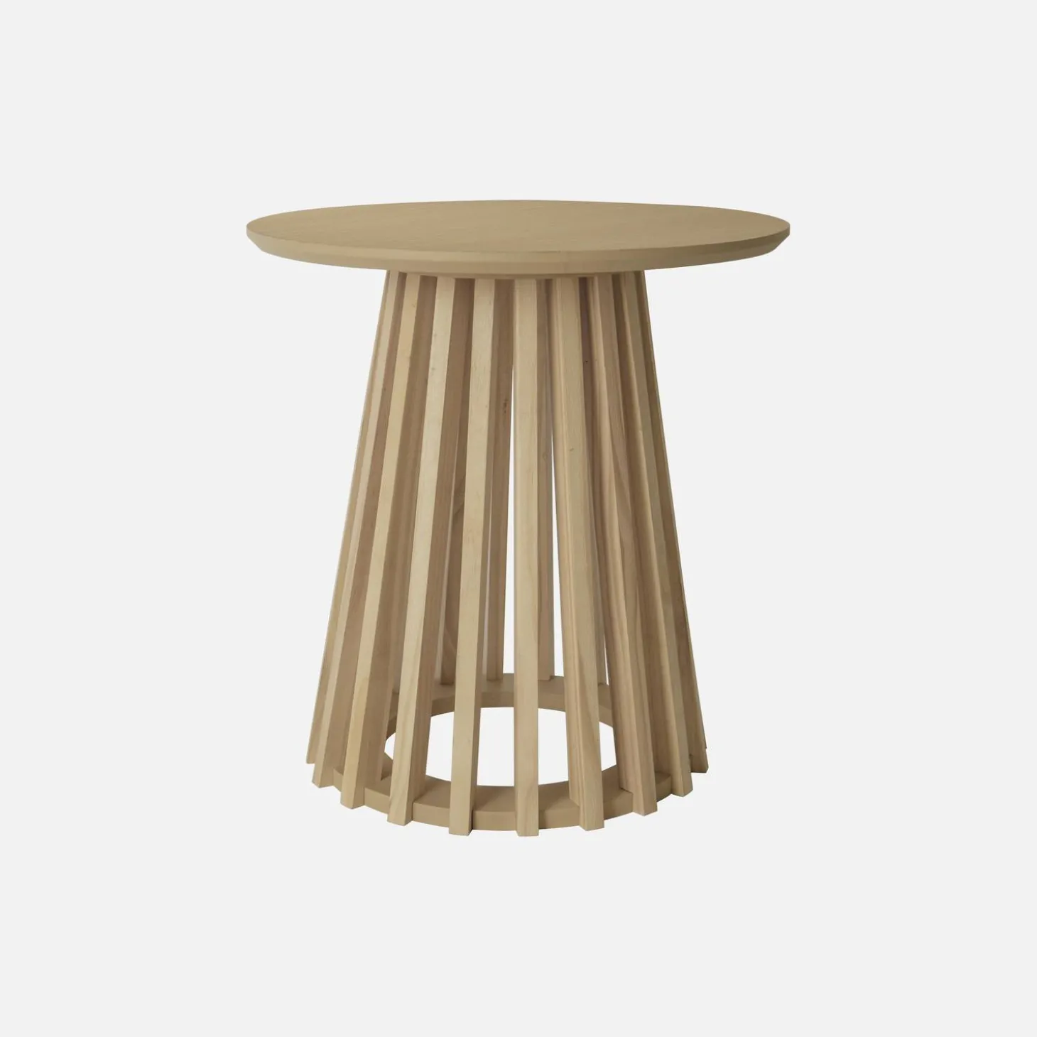 2er-Set Couchtische aus Holzdekor und Tannenholz, Ø40cm und Ø60cm