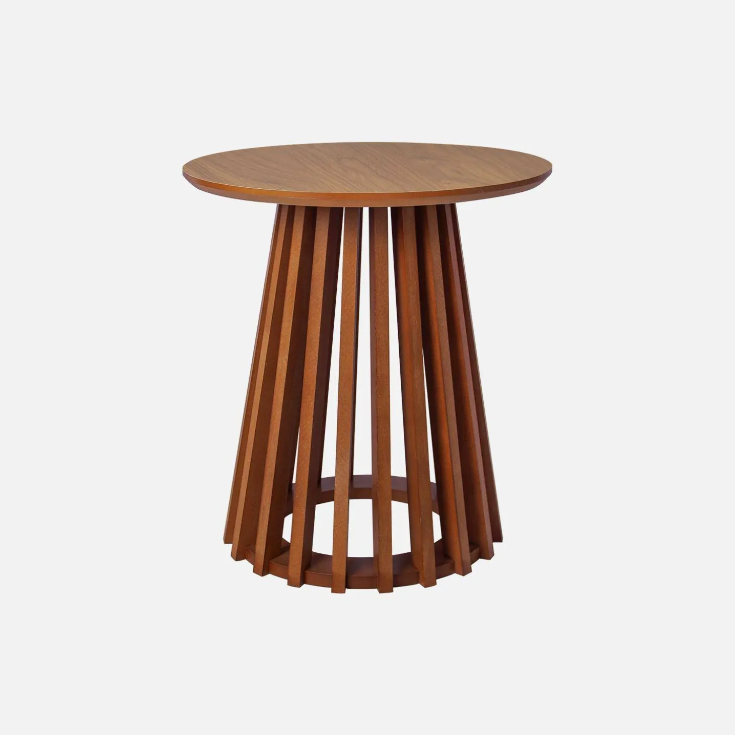 2er-Set Couchtische aus Holzdekor und Tannenholz, Ø40cm und Ø60cm