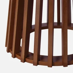 2er-Set Couchtische aus Holzdekor und Tannenholz, Ø40cm und Ø60cm