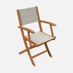 2er-Set Gartensessel aus Holz, Klappbar